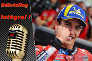 MotoGP, Argentinien, Tag 3, Nachbesprechung Marc Marquez (Ducati/1): „Es ist nicht möglich, dass er da schneller ist als ich!“ ", usw. (Gesamtheit)