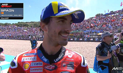 MotoGP Espagne Sprint : Francesco Bagnaia (Ducati/3) "A chaud"