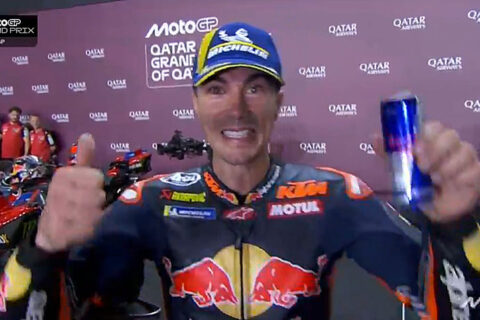 MotoGP Qatar Sprint : Maverick Vinales (KTM/14) "A chaud"
