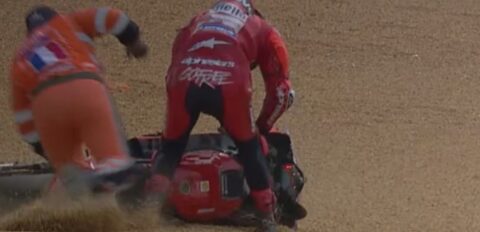 MotoGP, France J2, Gigi Dall’Igna ne ménage toujours pas Bagnaia : "nous devons essayer d'éviter ces erreurs"