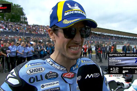 MotoGP Silverstone Sprint : Alex Marquez (Ducati/1) "A chaud"