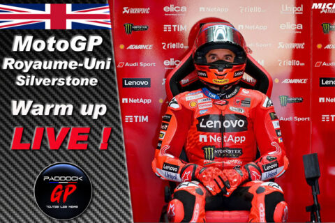MotoGP Silverstone, Warm Up LIVE :