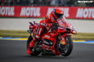 MotoGP, France, Le Mans, Notes techniques Michelin J1 : "Les pilotes ne ressentent aucune baisse de régime du pneu arrière"