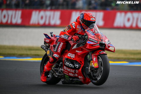 MotoGP, France, Le Mans, Notes techniques Michelin J1 : "Les pilotes ne ressentent aucune baisse de régime du pneu arrière"
