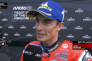 MotoGP Silverstone Course : Marc Marquez (Ducati/3) "A chaud"