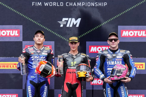 WSBK Supersport Most : Manzi gâche sa course-1, Masia magique au dernier virage, Mahias sur le podium !