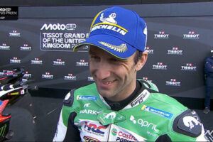 MotoGP Silverstone Course : Johann Zarco (Honda/3) "A chaud"