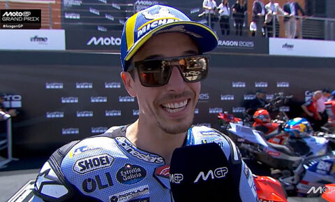 MotoGP Aragon Course : Alex Marquez (Ducati/2) "A chaud"