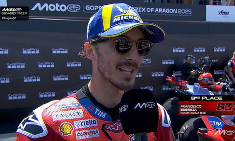 MotoGP Aragon Course : Francesco Bagnaia (Ducati/3) "A chaud"