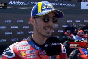 MotoGP Aragon Course : Francesco Bagnaia (Ducati/3) "A chaud"