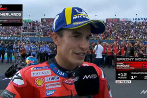 MotoGP Assen Sprint : Marc Marquez (Ducati/1) "A chaud"