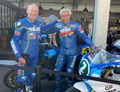Charade Super Show, Interview Christian Sarron & Philippe Alliot : « À l'époque on partait à la guerre, donc on retrouve des frères d'armes »