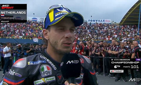 MotoGP Assen Sprint : Marco Bezzecchi (Aprilia/3) "A chaud"