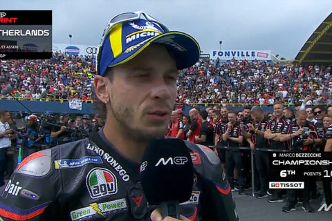 MotoGP Assen Sprint : Marco Bezzecchi (Aprilia/3) "A chaud"
