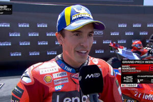 MotoGP Aragon Course : Marc Marquez (Ducati/1) "A chaud"