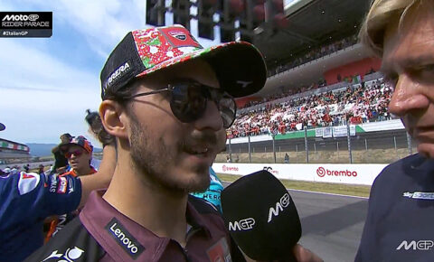 MotoGP Italie Parade LIVE : La charette version italienne...