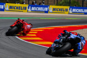 MotoGP, Aragon, Notes techniques Michelin J2 : "Pour demain, tous les pilotes utiliseront les pneus mediums à l'avant et à l'arrière"