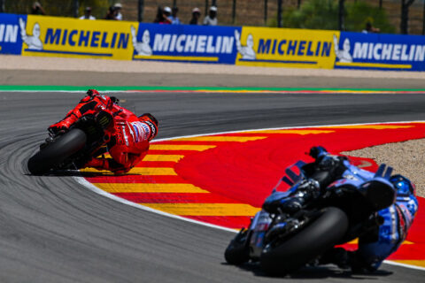 MotoGP, Aragon, Notes techniques Michelin J2 : "Pour demain, tous les pilotes utiliseront les pneus mediums à l'avant et à l'arrière"