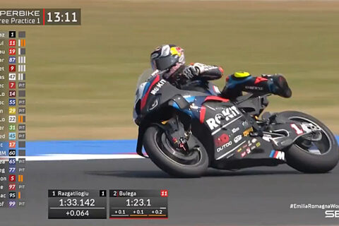 WSBK Superbike Misano FP1 : Toprak Razgatlioglu fait peur, Ducati à la poursuite...