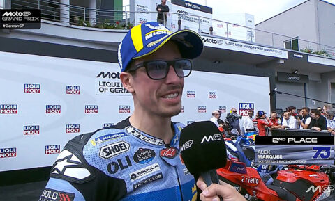 MotoGP Allemagne Course : Alex Marquez (Ducati/2) "A chaud"