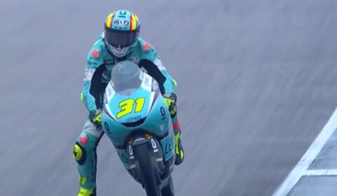 Moto3 Allemagne FP2 : Adrian Fernandez le plus rapide sur le mouillé !