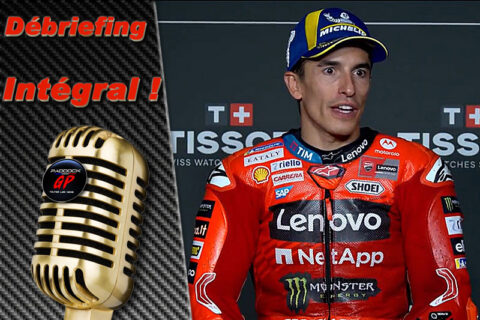 MotoGP, Brno J3, Débriefing Marc Marquez (Ducati/1) : « Je n'ai plus le droit de rouler de façon agressive pendant de nombreux tours », etc. (Intégralité)
