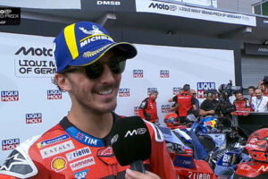 MotoGP Allemagne Course : Francesco Bagnaia (Ducati/3) "A chaud"