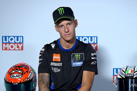MotoGP, Allemagne J0, Débriefing Fabio Quartararo : "Je pense que je vais tester le V4 lors des essais à Misano" , etc. (Intégralité)