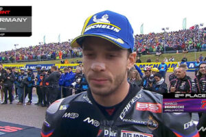 MotoGP Allemagne Sprint : Marco Bezzecchi (Aprilia/2) "A chaud"