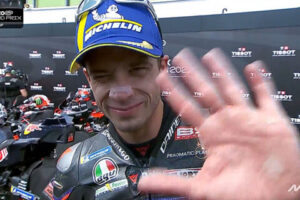 MotoGP Brno Course : Marco Bezzecchi (Aprilia/2) "A chaud"