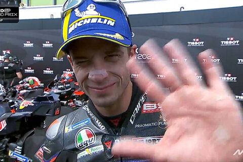 MotoGP Brno Course : Marco Bezzecchi (Aprilia/2) "A chaud"