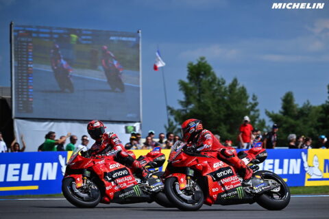 MotoGP, Brno, Notes techniques Michelin J2 : "Les conditions de piste n’étaient pas optimales en raison de la pluie tombée toute la journée d’hier"