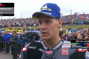MotoGP Allemagne Sprint : Fabio Quartararo (Yamaha/3) "A chaud"