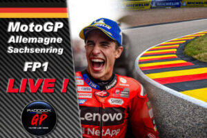 MotoGP Allemagne FP1 LIVE : Marc Marquez écrase d'emblée la séance !