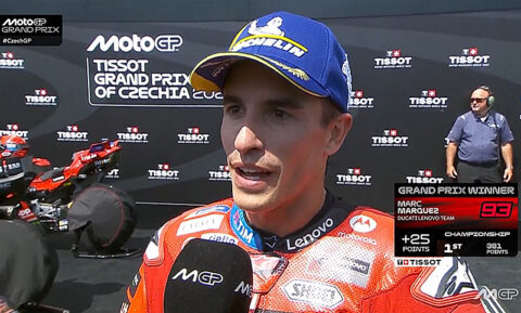 MotoGP Brno Course : Marc Marquez (Ducati/1) "A chaud"