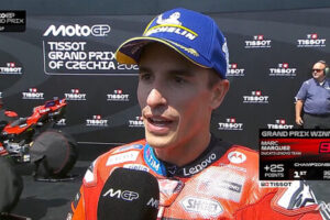MotoGP Brno Course : Marc Marquez (Ducati/1) "A chaud"