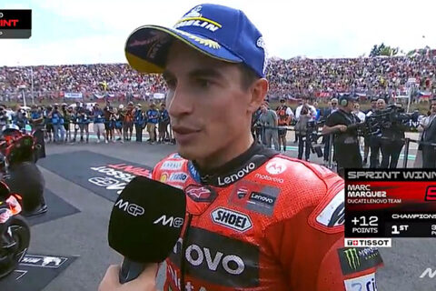 MotoGP Brno Sprint : Marc Marquez (Ducati/1) "A chaud"