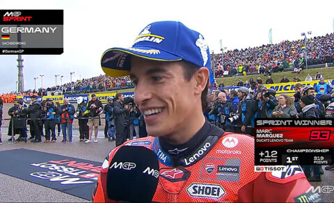 MotoGP Allemagne Sprint : Marc Marquez (Ducati/1) "A chaud"