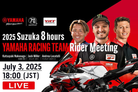 People EWC 8 Heures Suzuka : Yamaha présente Andrea Locatelli (Vidéo)