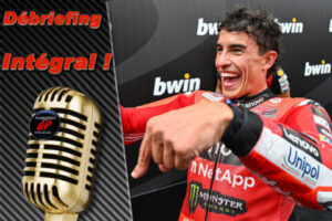 MotoGP, Autriche J3, Débriefing Marc Marquez (Ducati/1) : « J’ai essayé de le copier un peu dans ces deux virages-là », etc. (Intégralité)