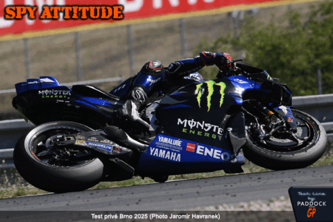 Technique MotoGP : La Yamaha V4 en photos à Brno