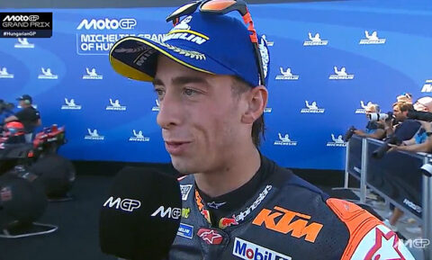 MotoGP Hongrie Course : Pedro Acosta (KTM/2) "A chaud"