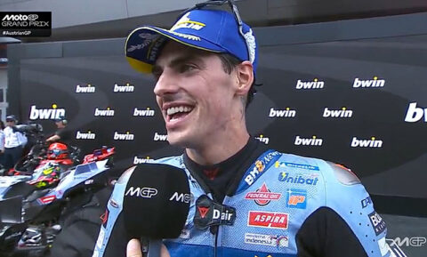 MotoGP Autriche Course : Fermin Aldeguer (Ducati/2) "A chaud"