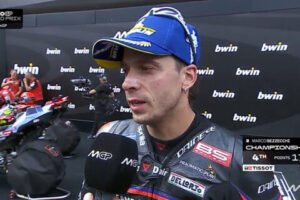 MotoGP Autriche Course : Marco Bezzecchi (Aprilia/3) "A chaud"