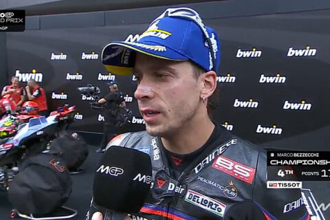 MotoGP Autriche Course : Marco Bezzecchi (Aprilia/3) "A chaud"