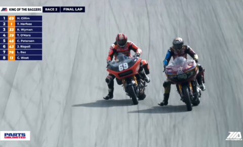 MotoAmerica, Mid-Ohio, Baggers J3 : Hayden Gillim jardine, Troy Herfoss s'impose, Kyle Wyman engrange !