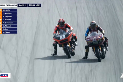 MotoAmerica, Mid-Ohio, Baggers J3 : Hayden Gillim jardine, Troy Herfoss s'impose, Kyle Wyman engrange !