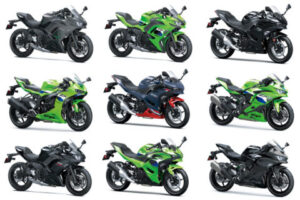 Street : Dix nouvelles couleurs pour six modèles Kawasaki Ninja 2026