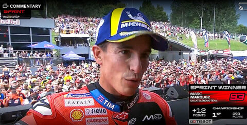 MotoGP Autriche Sprint : Marc Marquez (Ducati/1) "A chaud"