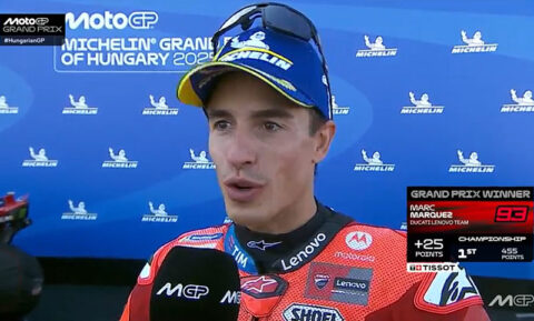 MotoGP Hongrie Course : Marc Marquez (Ducati/1) "A chaud"